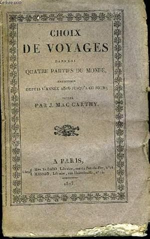 Seller image for Choix de Voyages dans les Quatre Parties du Monde. TOME 15 : Mer du Sud, 3me partie. for sale by Le-Livre