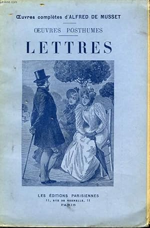 Image du vendeur pour Oeuvres Posthumes. Lettres. mis en vente par Le-Livre