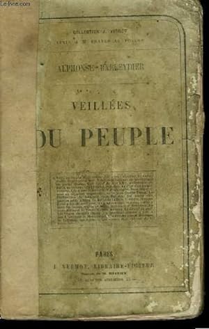 Bild des Verkufers fr Veilles du Peuple zum Verkauf von Le-Livre