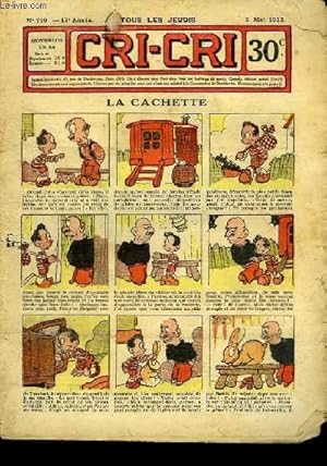 Seller image for Cri-Cri n710, 15me anne : La Cachette. for sale by Le-Livre