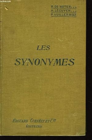 Seller image for Les Synonymes. for sale by Le-Livre