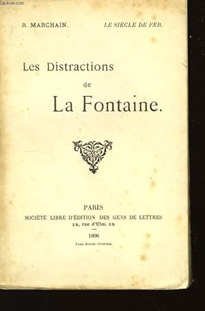 Bild des Verkufers fr Les Dictractions de La Fontaine. zum Verkauf von Le-Livre