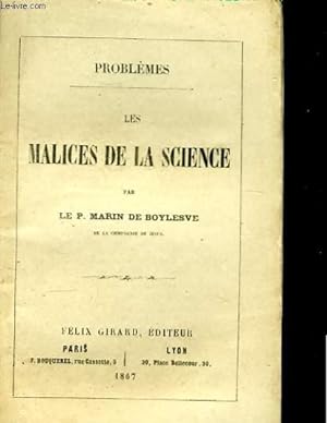 Seller image for Les malices de la Science for sale by Le-Livre