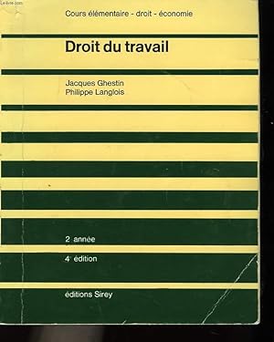 Seller image for Droit au Travail. for sale by Le-Livre