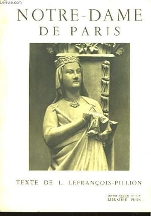 Imagen del vendedor de Notre-Dame de Paris. a la venta por Le-Livre