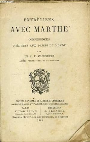 Seller image for Entretiens avec Marthe. for sale by Le-Livre