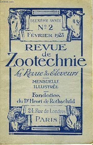 Seller image for Revue de Zootechnie n2, 2me anne . for sale by Le-Livre