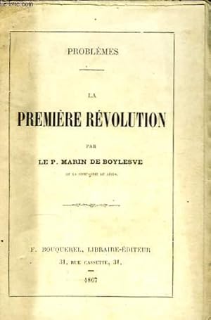 Seller image for Problmes . La Premire Rvolution for sale by Le-Livre