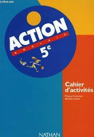 Seller image for Action Anglais, classe de 5me. for sale by Le-Livre