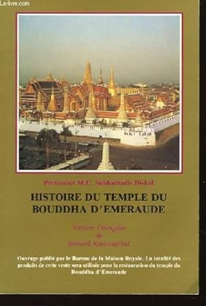 Seller image for Histoire du temple de Bouddha d'Emeraude. for sale by Le-Livre