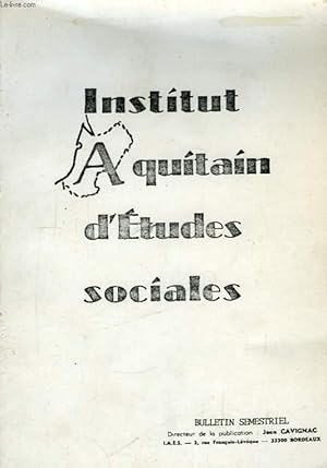 Seller image for Institut Aquitain d'Etudes Sociales n46 for sale by Le-Livre