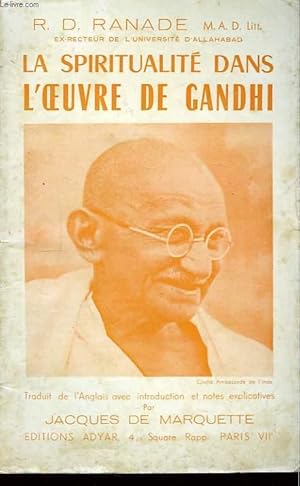 Imagen del vendedor de La spiritualit dans l'oeuvre de Gandhi a la venta por Le-Livre