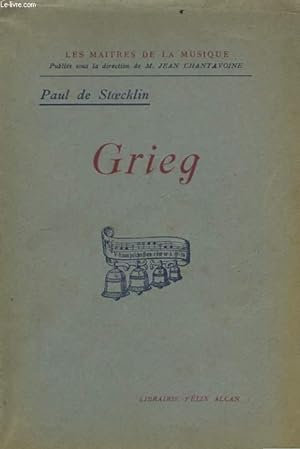 Image du vendeur pour Grieg mis en vente par Le-Livre