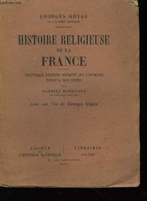 Bild des Verkufers fr Histoire Religieuse de la France. zum Verkauf von Le-Livre