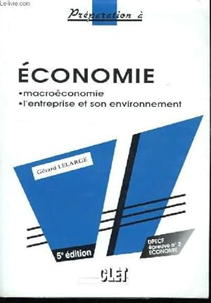 Imagen del vendedor de Economie. a la venta por Le-Livre