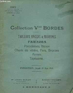 Bild des Verkufers fr Catalogue des Tableaux Anciens & Modernes. zum Verkauf von Le-Livre