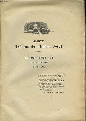 Image du vendeur pour Histoire d'une me. 1873 - 1897 mis en vente par Le-Livre