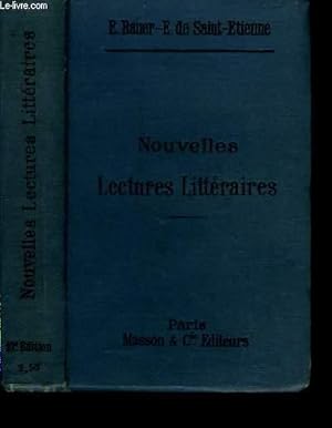 Seller image for Nouvelles Lectures Littraires. for sale by Le-Livre