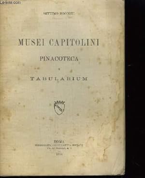 Imagen del vendedor de Musei Capitolini Pinacoteca e Tabularium a la venta por Le-Livre