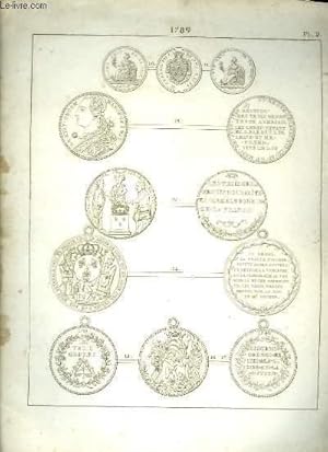 Seller image for Histoire Numismatique de la Rvolution Franaise. Planche N2 : 1789 for sale by Le-Livre