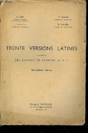 Seller image for Trente versions latines. Classe de Premire A, B et C. 2me srie. for sale by Le-Livre