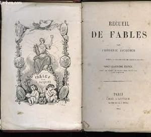 Imagen del vendedor de Recueil de Fables. a la venta por Le-Livre