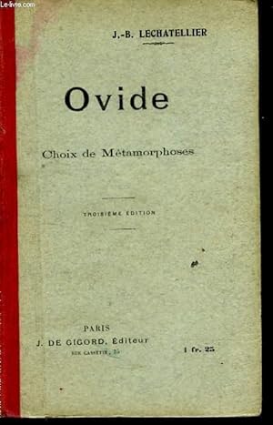 Seller image for Ovide. Choix de Mtamorphoses. for sale by Le-Livre
