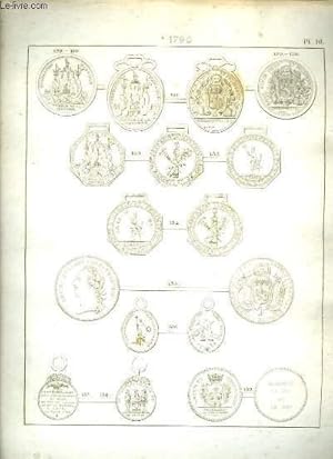 Seller image for Histoire Numismatique de la Rvolution Franaise. Planche N16 : 1790 for sale by Le-Livre