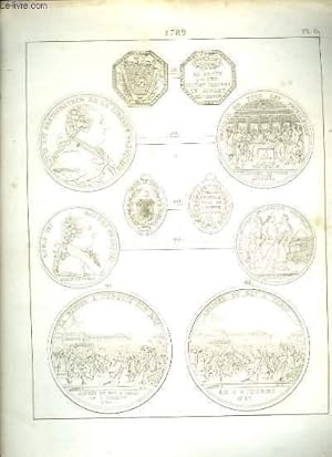 Seller image for Histoire Numismatique de la Rvolution Franaise. Planche N8 : 1789 for sale by Le-Livre