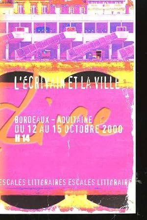 Seller image for L'Ecrivain et la Ville. for sale by Le-Livre