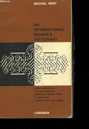 Bild des Verkufers fr An International Reader's Dictionary. zum Verkauf von Le-Livre