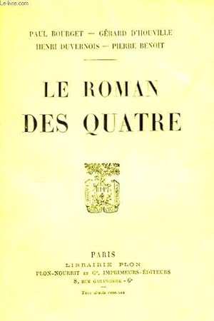 Seller image for Le Roman des Quatre. for sale by Le-Livre