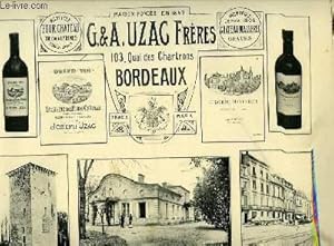 Seller image for Les Vins de la Gironde Illustrs. G. & A. Uzac Frres. for sale by Le-Livre