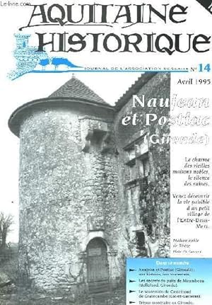Bild des Verkufers fr Aquitaine Historique N14 : Naujean et Postiac (Gironde) zum Verkauf von Le-Livre