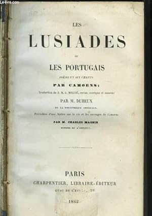 Bild des Verkufers fr Les Lusiades ou Les Portugais. zum Verkauf von Le-Livre