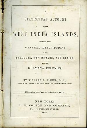 Seller image for Description of the West Indies. A statistical account of the West India Islands. for sale by Le-Livre