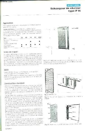 Seller image for Devis et Catalogue Alfa Laval. for sale by Le-Livre