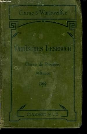 Seller image for Lectures Allemandes. Classe de premire. for sale by Le-Livre