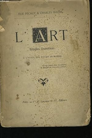 Seller image for L'Art. for sale by Le-Livre