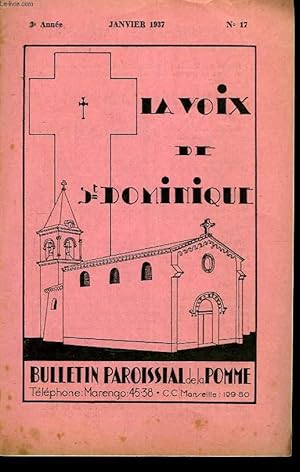 Bild des Verkufers fr La Voix de St-Dominique. N17 - 3me anne zum Verkauf von Le-Livre