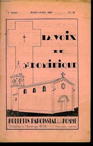 Bild des Verkufers fr La Voix de St-Dominique. N 19 - 3me anne zum Verkauf von Le-Livre