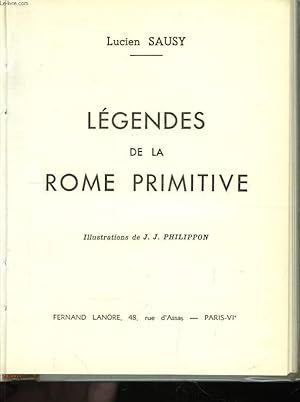 Bild des Verkufers fr Lgendes de la Rome Primitive. zum Verkauf von Le-Livre