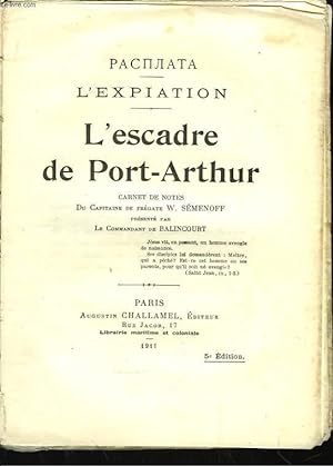 Imagen del vendedor de L'escadre de Port-Arthur. a la venta por Le-Livre