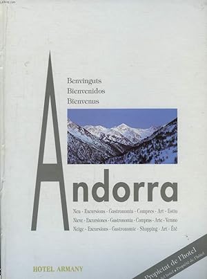 Imagen del vendedor de Andorra, bienvenus. a la venta por Le-Livre