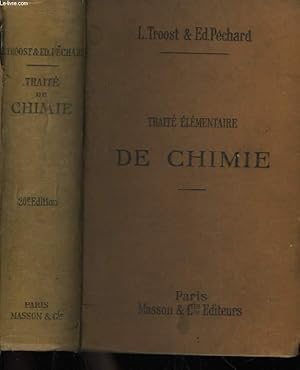 Seller image for Trait lmentaire de Chimie. for sale by Le-Livre