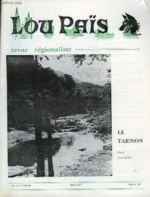 Imagen del vendedor de Lou Pas, n208 : Le Tarnon a la venta por Le-Livre