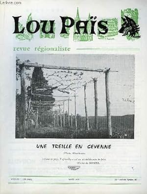 Imagen del vendedor de Lou Pas, n181 : Une Treille en cvenne a la venta por Le-Livre
