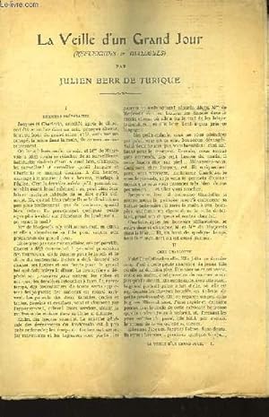Seller image for La Veille d'un Grand Jour for sale by Le-Livre