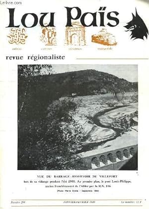 Imagen del vendedor de Lou Pas, n294 : Vue du Barrage - Rservoir de Villefort. a la venta por Le-Livre