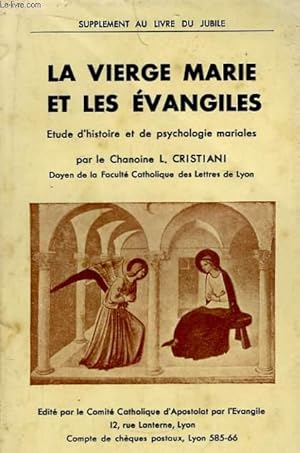 Seller image for La Vierge Marie et les Evangiles. for sale by Le-Livre